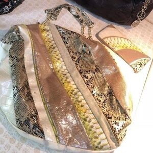 Stylish Multicolor Patchwork Tote Bag